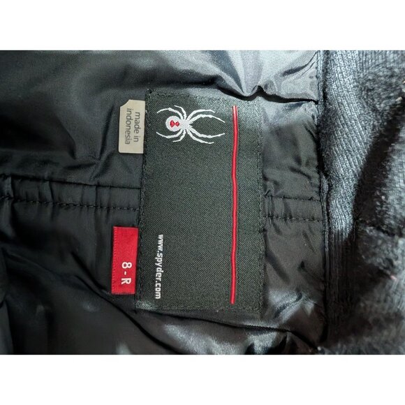 Spyder Women's WINNER Taylored Fit Ski Pants 134240 Black Size 8R - Picture 2 of 4